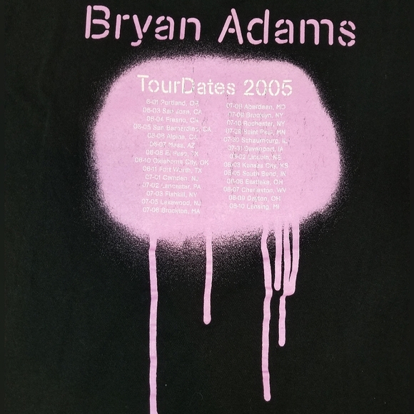 EUC Vintage 2005 Bryan Adams Room Service Tour Tee🎸🎶🎙 - Picture 4 of 5